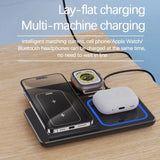 3 In 1 Foldable Wireless Charger Stand For iPhone 15 14 13 16 Pro Max Plus IWatch AirPods 3/2 Fast Charging Station Dock Holder
