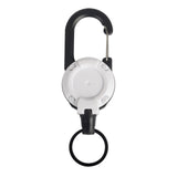 1-20PCS Outdoor Retractable Key Chain Mountaineering Buckle Key Chain Anti-loss Anti-theft High Rebound Metal Easy To Pull