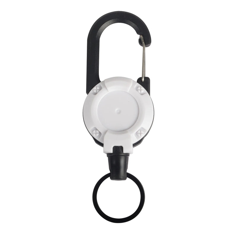 1-20PCS Outdoor Retractable Key Chain Mountaineering Buckle Key Chain Anti-loss Anti-theft High Rebound Metal Easy To Pull
