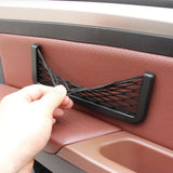 1PC/2PCS Universal Car Organizer Storage Bag Auto Paste Net Pocket Phone Holder Car Accessories Interior Storage Accessories