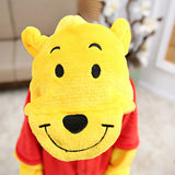 Disney Costume Adults Onesie Pajama Winnie The Pooh Kids Cosplay Anime Figure Pyjamas Fall Winter Home Sleepwear Birthdays Gifts