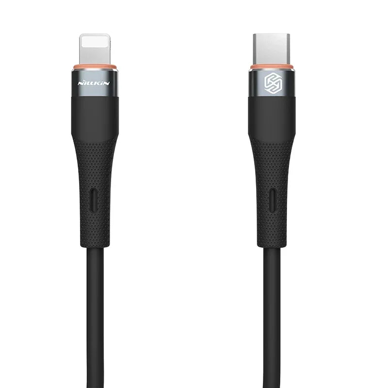 Nillkin Liquid Silicone Cable Type C To Lightning Cable 2.4A For iPhone 14 13 12 Pro Max Fast Charging For iPhone USB C Cable