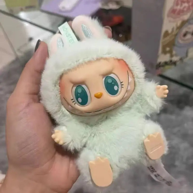 High Quality Replica V2 Sitting Party Labubu Blind Box Kawaii Christmas Gift Labubu Monster Mystery Box Keyring Kids Toys