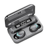 F9 Wireless Earphones LED Dislpaly Binaural TWS Wireless Bluetooth Headset Waterproof Noise Reduction Bluetooth Headphones