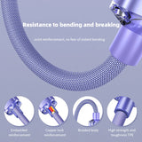 120W USB Type C Fast Charge Cable for iPhone 15 Pro Max Samsung Xiaomi Huawei USB To Type C Data Cord Mobile Phone Charge Cable