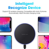 100W Wireless Charger Pad Stand for IPhone 15 14 13 12 Samsung Xiaomi Huawei Phone Chargers Induction Fast Charging Dock Station