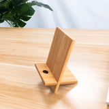 Wooden Phone Holder Stand Mobile Smartphone Support Tablet Stand For IPhone Desk Cell Phone Holder Stand Portable Mobile Holder