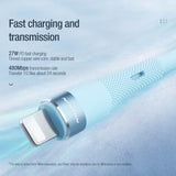 Nillkin Liquid Silicone Cable Type C To Lightning Cable 2.4A For iPhone 14 13 12 Pro Max Fast Charging For iPhone USB C Cable