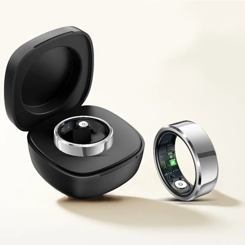 2025 Couple Smart health Ring, Sleep,Heart Rate,Blood Pressure&Oxygen Tracker, IP68 Waterproof, Oura Smart ring for iOS/Android