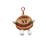 Hamburger Hamburger Plush Coin Purse Zipper Creative Cartoon Zipper Wallet Kawaii Storage Anime Mini Storage Bag Kid Gift