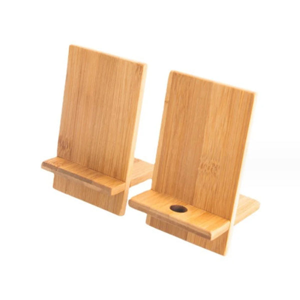 Wooden Phone Holder Stand Mobile Smartphone Support Tablet Stand For IPhone Desk Cell Phone Holder Stand Portable Mobile Holder