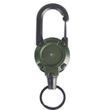 Wire Rope Sporty Retractable Key Chain Easy-To-Pull Buckle Anti-Lost High Rebound Anti-theft Metal Easy-To-Pull Buckle