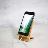 Wooden Phone Holder Stand Mobile Smartphone Support Tablet Stand For IPhone Desk Cell Phone Holder Stand Portable Mobile Holder