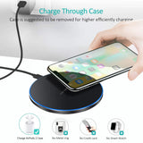 100W Wireless Charger Pad Stand for IPhone 15 14 13 12 Samsung Xiaomi Huawei Phone Chargers Induction Fast Charging Dock Station
