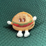Hamburger Hamburger Plush Coin Purse Zipper Creative Cartoon Zipper Wallet Kawaii Storage Anime Mini Storage Bag Kid Gift