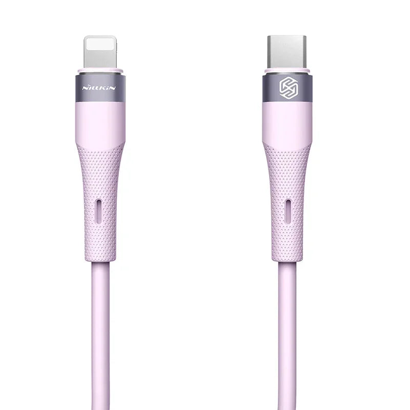Nillkin Liquid Silicone Cable Type C To Lightning Cable 2.4A For iPhone 14 13 12 Pro Max Fast Charging For iPhone USB C Cable