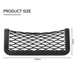 1PC/2PCS Universal Car Organizer Storage Bag Auto Paste Net Pocket Phone Holder Car Accessories Interior Storage Accessories
