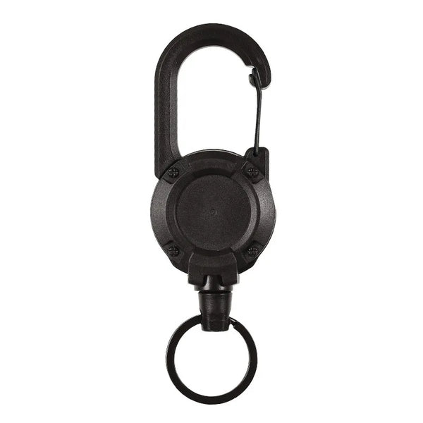 1-20PCS Outdoor Retractable Key Chain Mountaineering Buckle Key Chain Anti-loss Anti-theft High Rebound Metal Easy To Pull